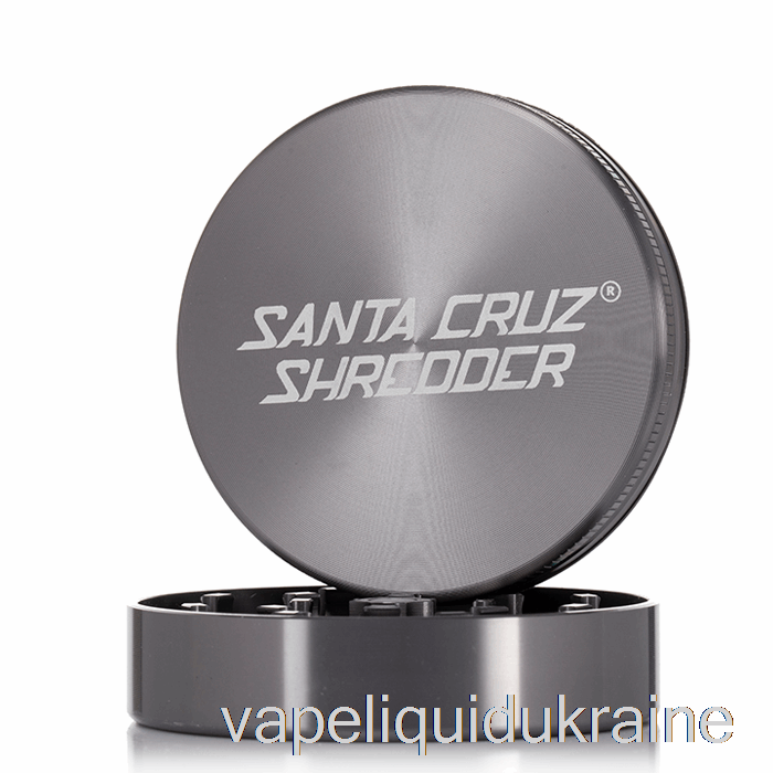Vape Ukraine Santa Cruz Shredder 2.75inch Large 2-Piece Grinder Grey (70mm)
